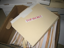 Top secret file